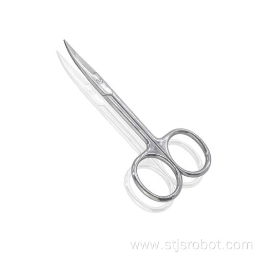 Customized Logo Stainless Steel Beauty Scissors Hairdressing Trimming Scissors Eyelash Scissors